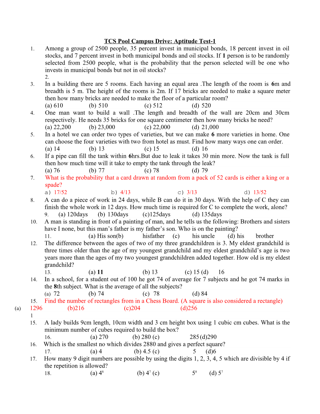 TCS MOCK Test-1.P65