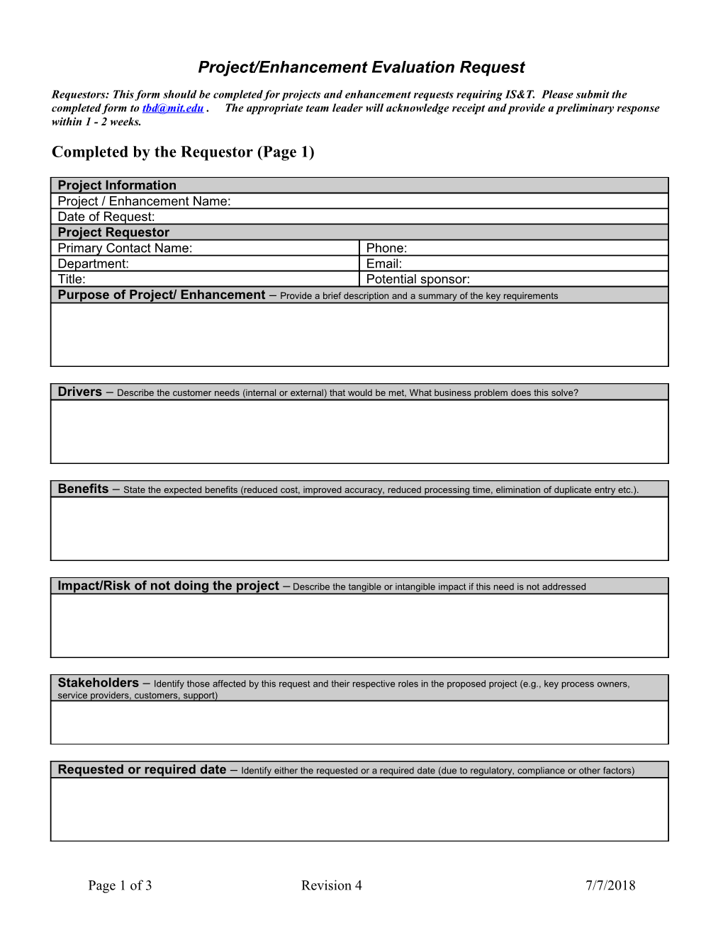 Draft - Filemaker Assessment Project Charter - Draft s1