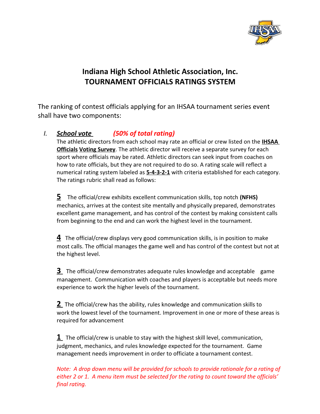 Indiana High School Athletic Association, Inc