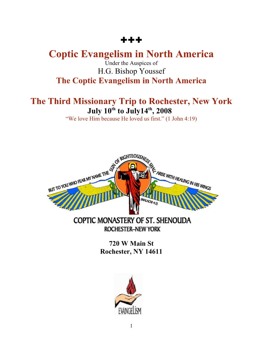 Coptic Evangelism in North America