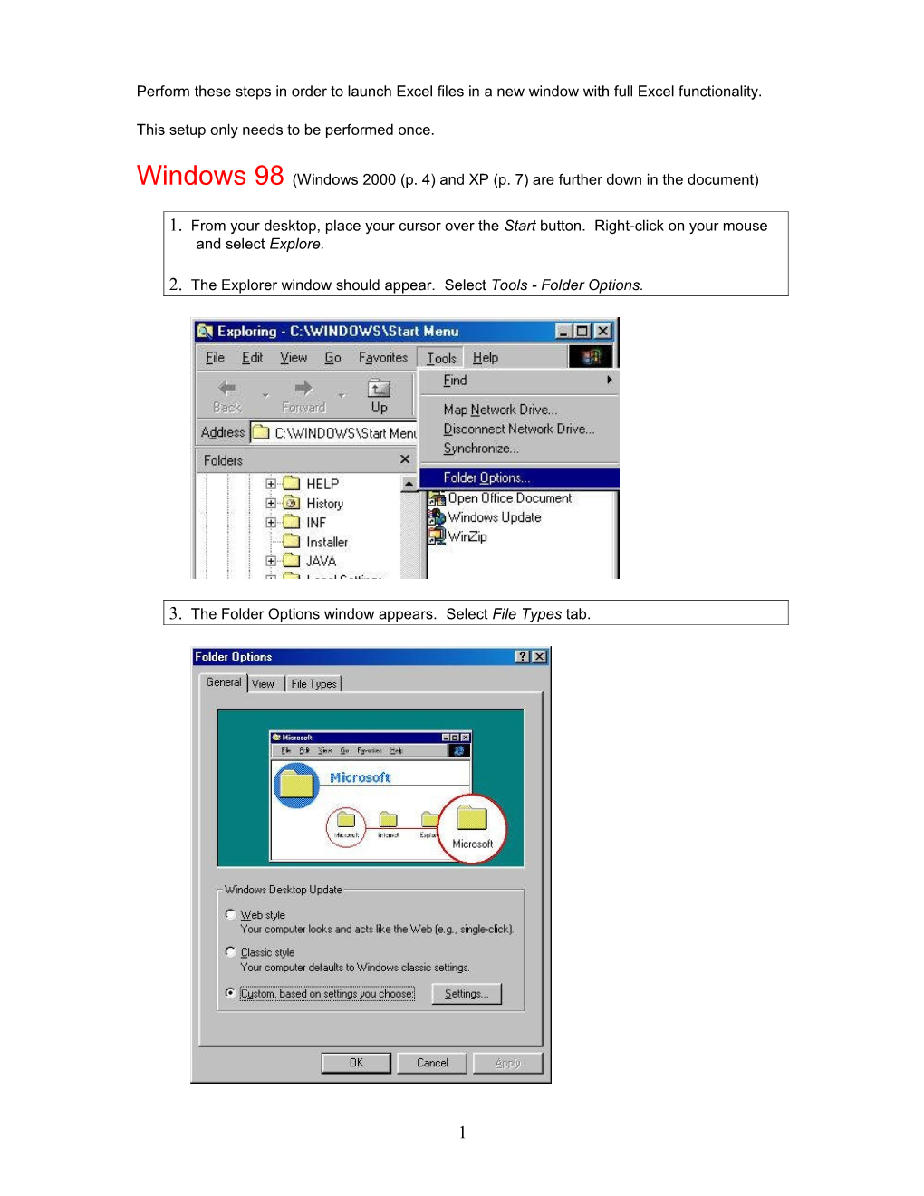 Perform These Steps in Order to Launch Excel Files in a New Window with Full Excel Functionality