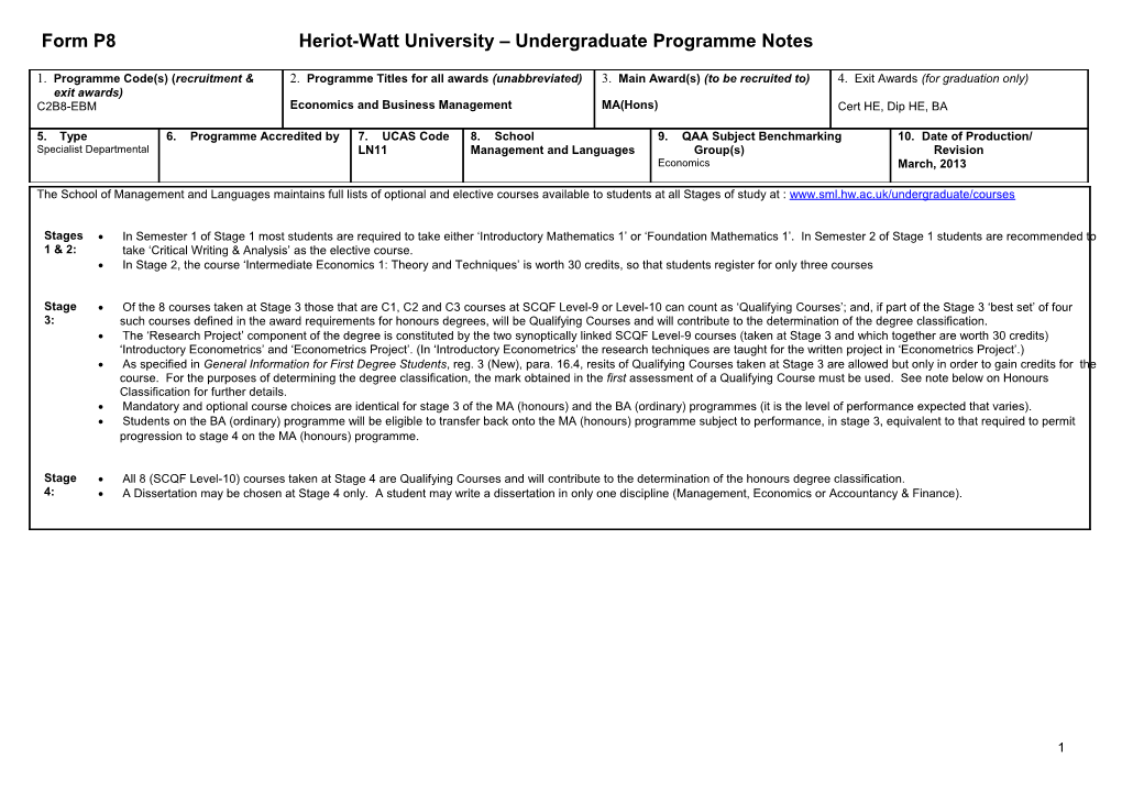 Heriot-Watt University - Course Notes Template for Civil Engineering