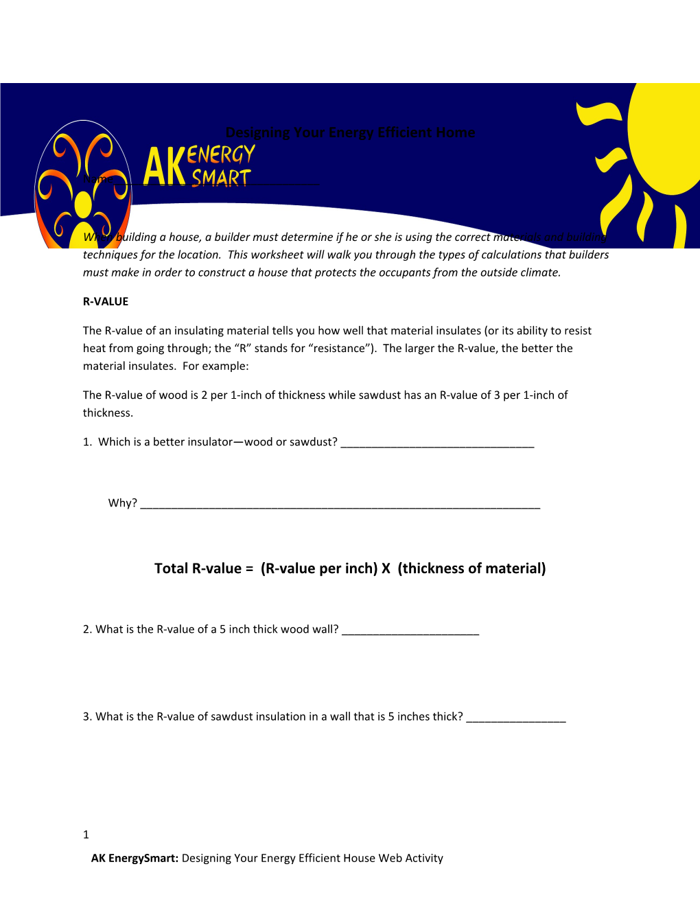 Designing Your Energy Efficient Home