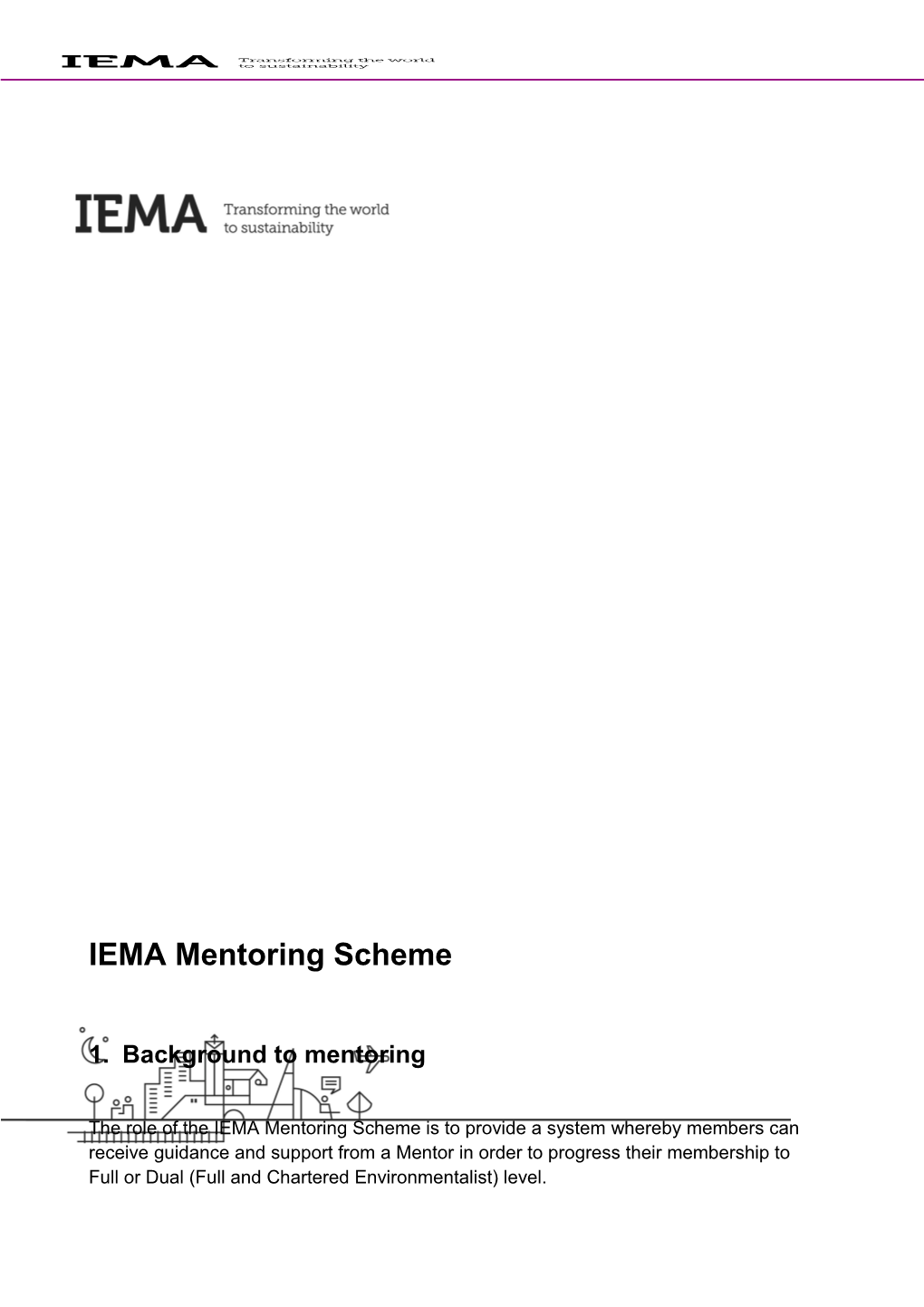 IEMA Mentoring Scheme