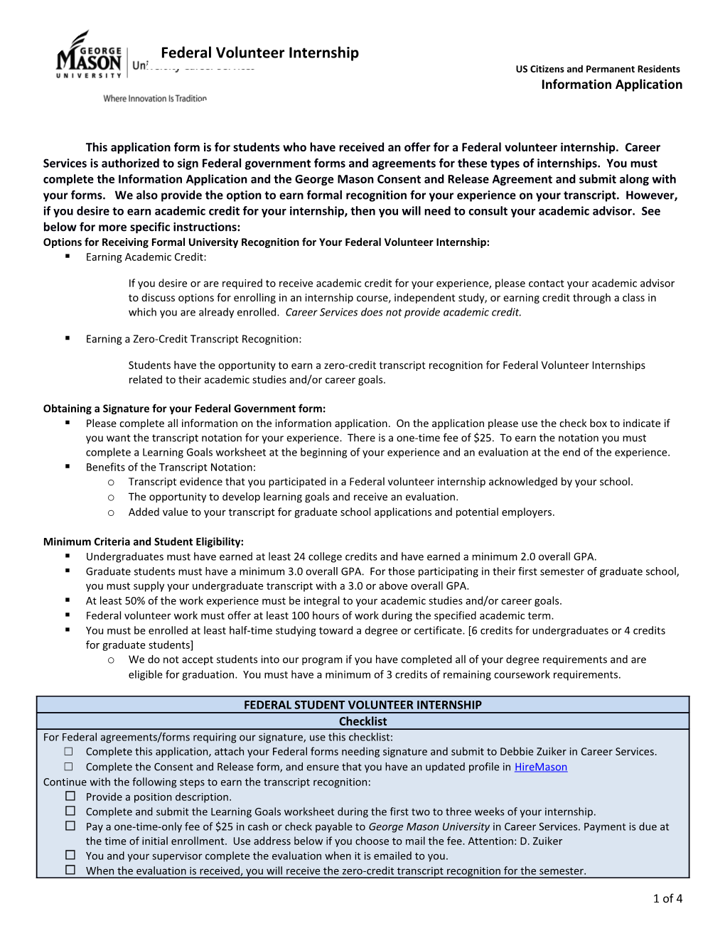 US Citizens and Permanent Residents