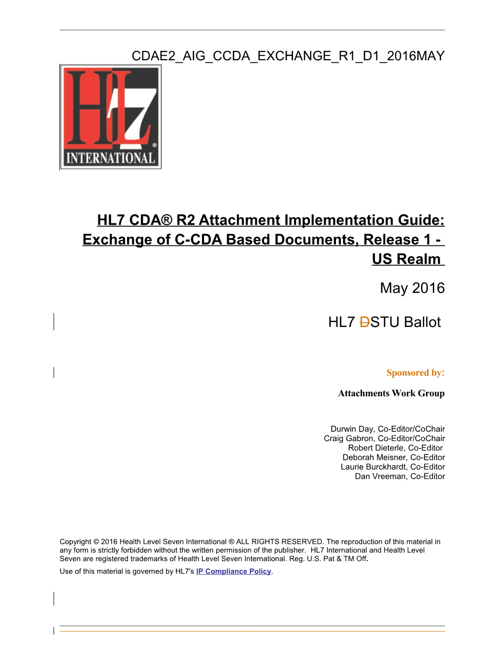 CDAR2 IG Supplement to IHE Consolidated Templated Guide s3