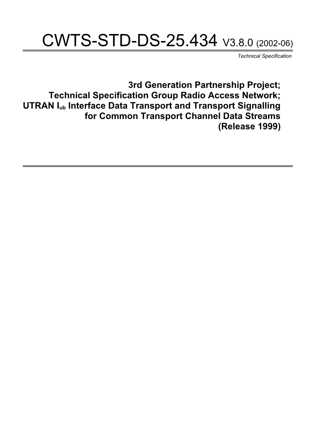 Technical Specification Group Radio Access Network; s1