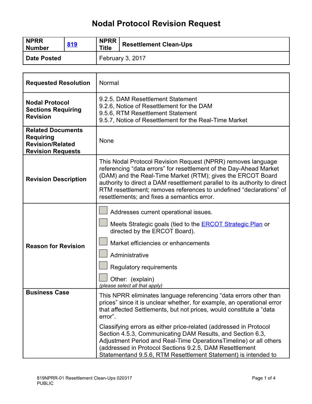 Nodal Protocol Revision Request s5