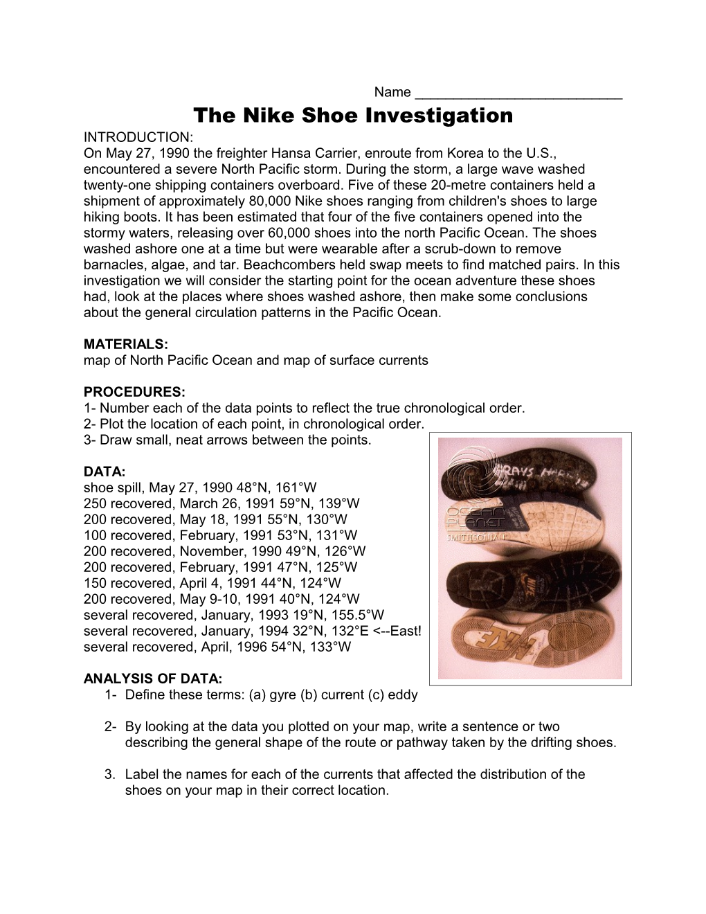 The Nike Shoe Investigation