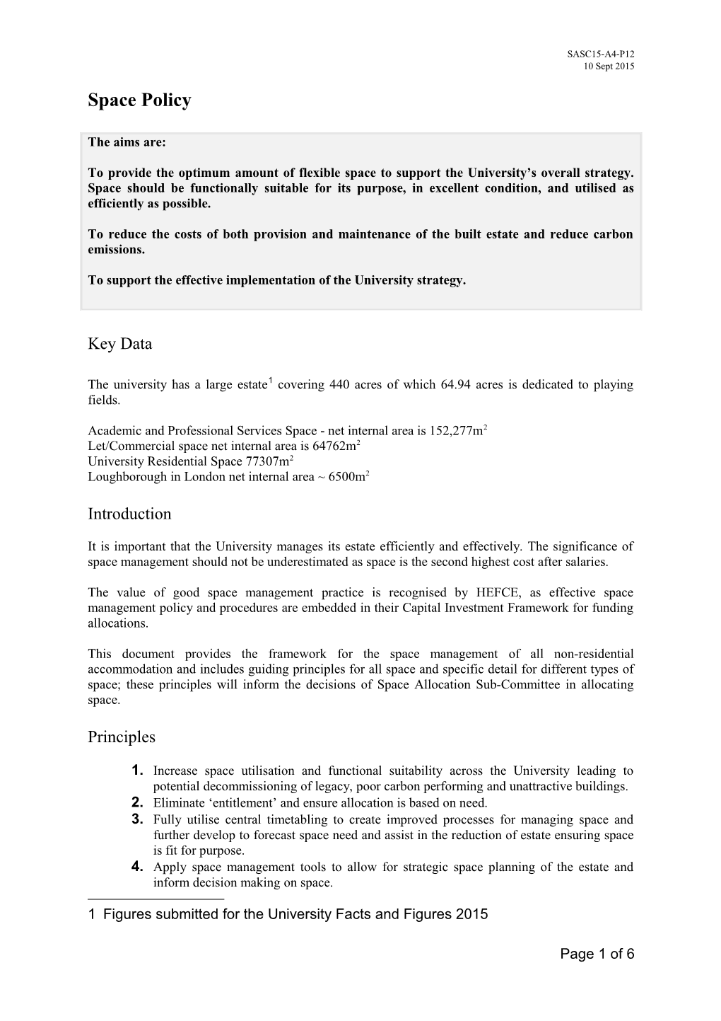 Academic and Professional Services Space - Net Internal Area Is 152,277M2