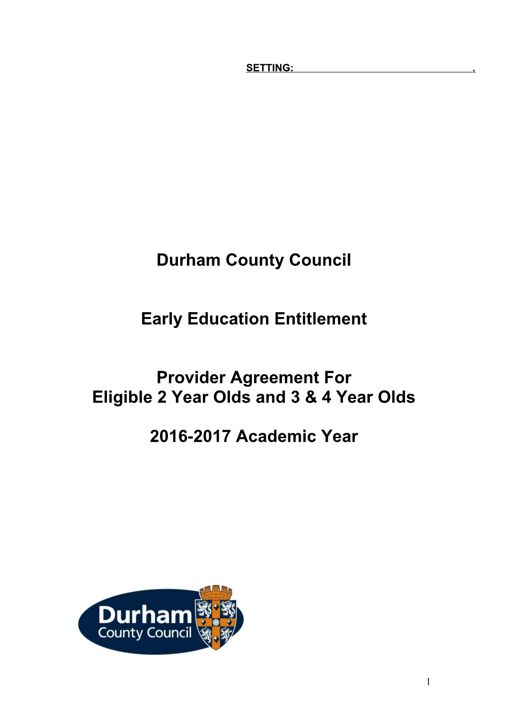 Durham County Council s1