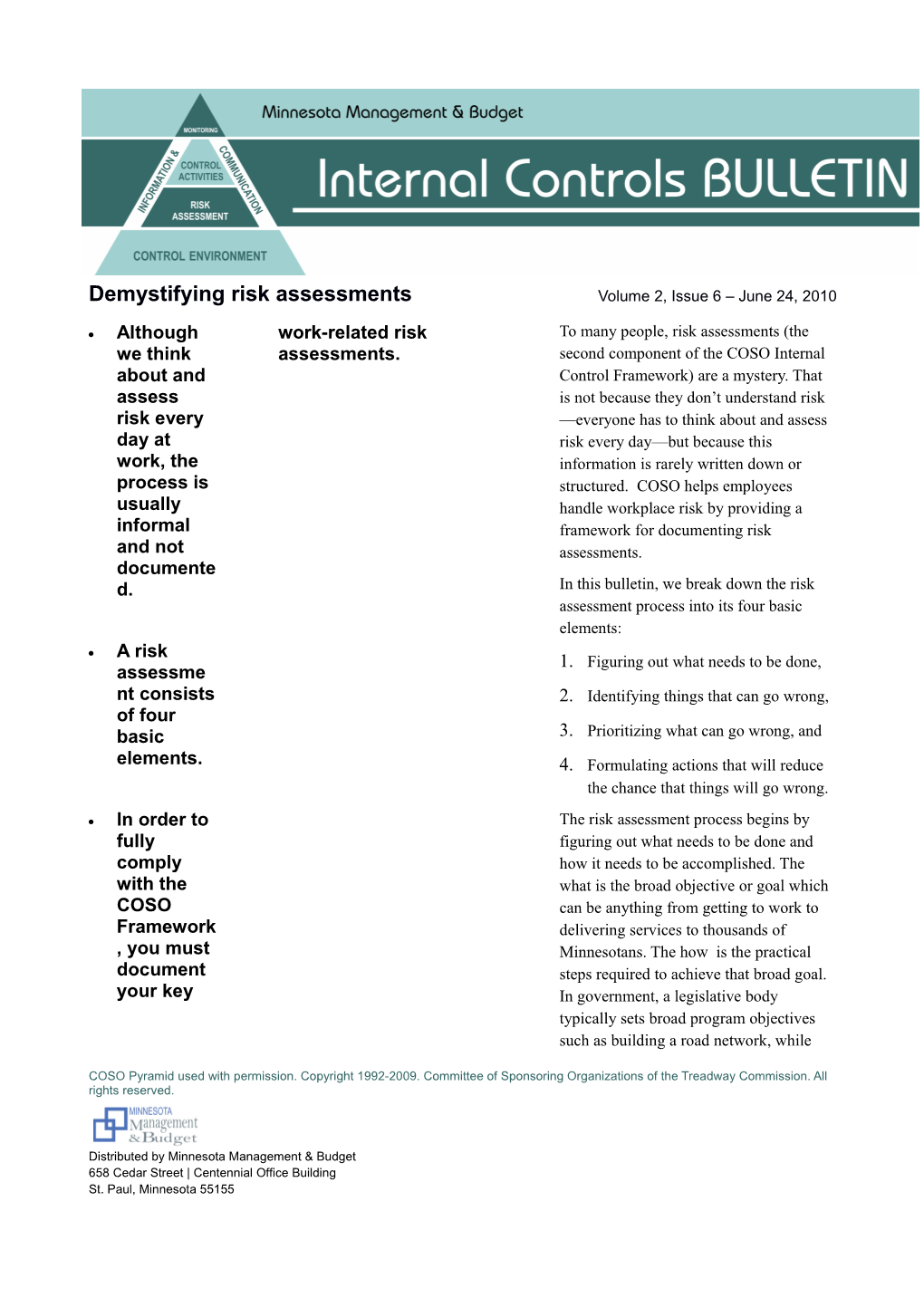 Demystifying Risk Assessments