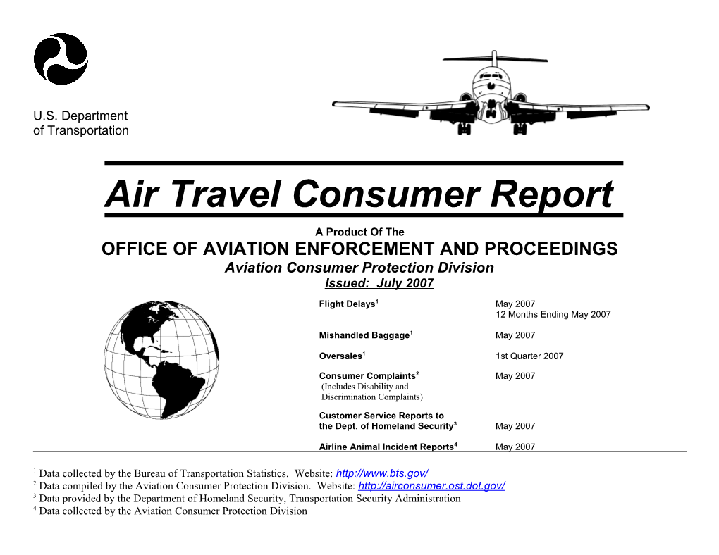 Air Travel Consumer Report s4