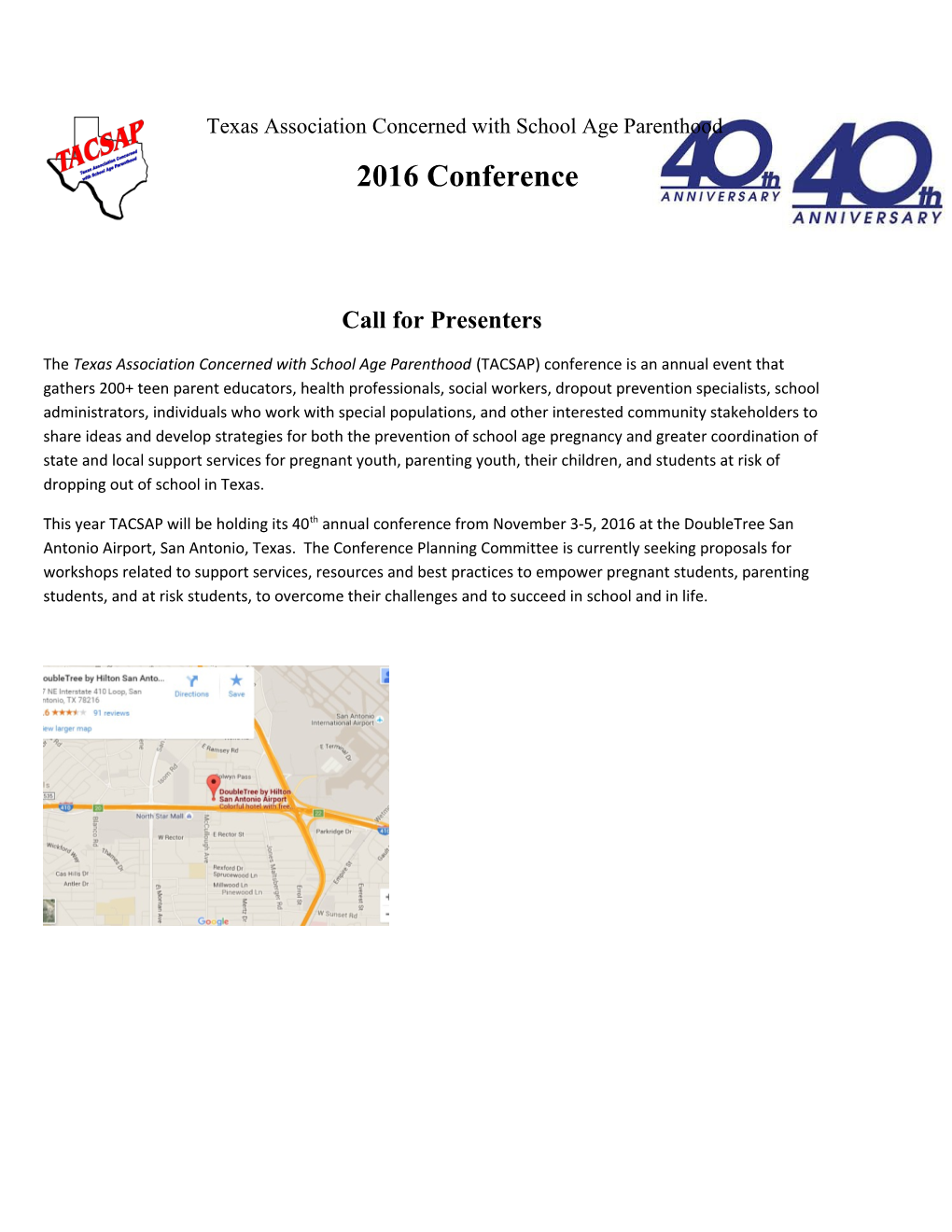 Call for Presenters s1