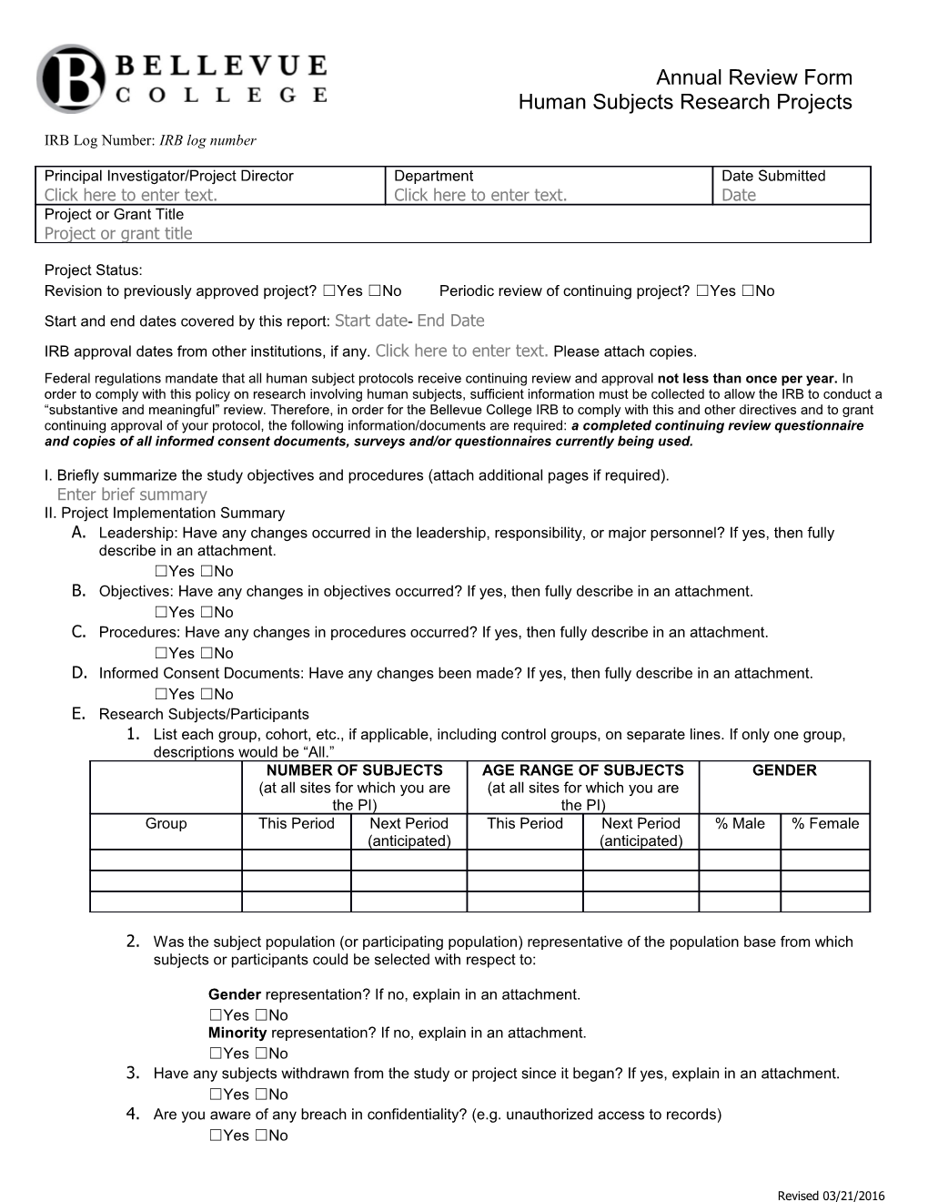 Absence Report Full Time Faculty