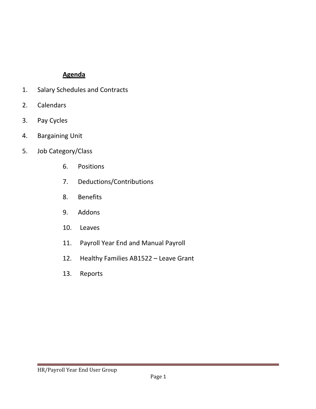 1. Salary Schedules and Contracts