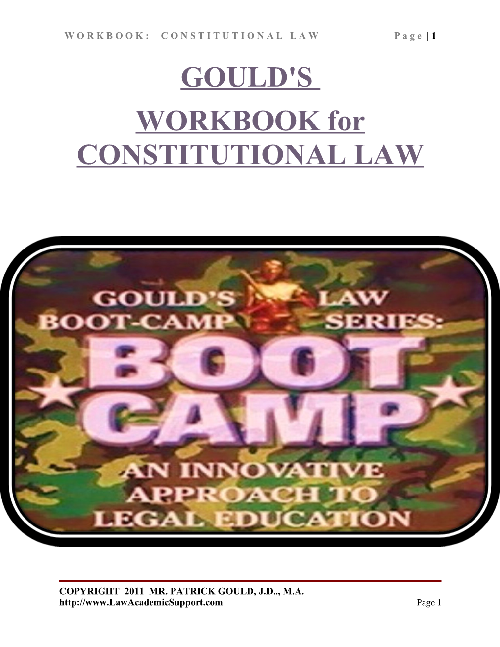 WORKBOOK: CONSTITUTIONAL LAW Page 78