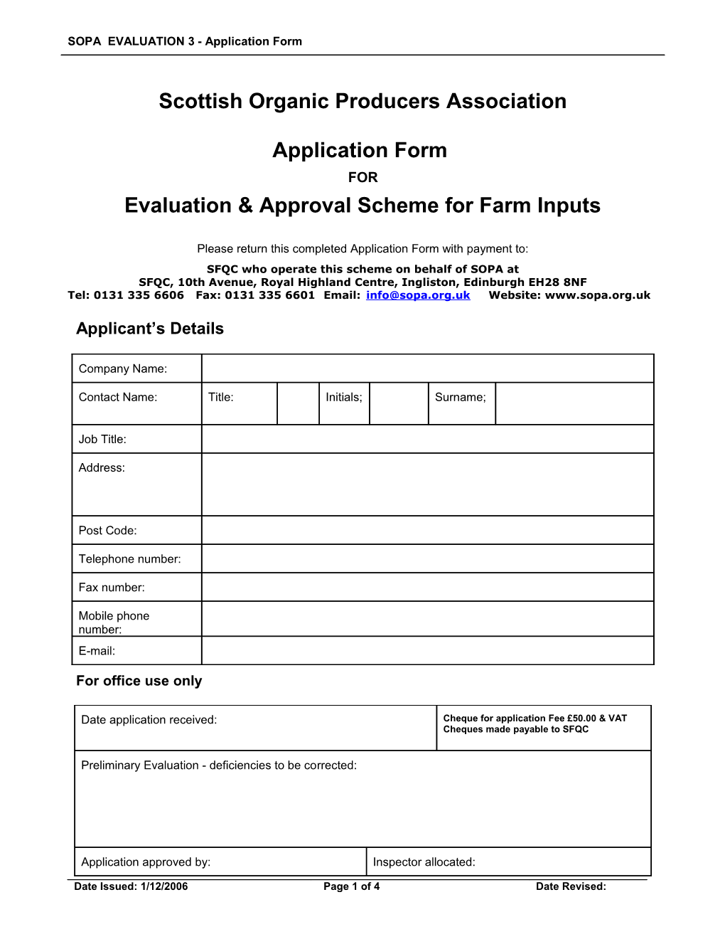 Organic Farmers & Growers HL Processor Appl Form