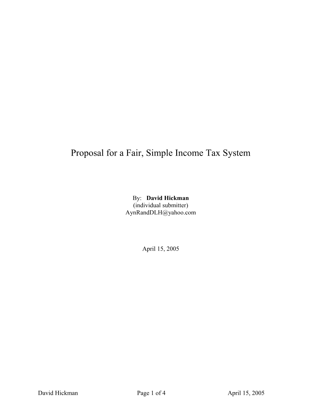 Here's a Simple Solution That Will Finally Make Income Taxes Fair and Simple and at The