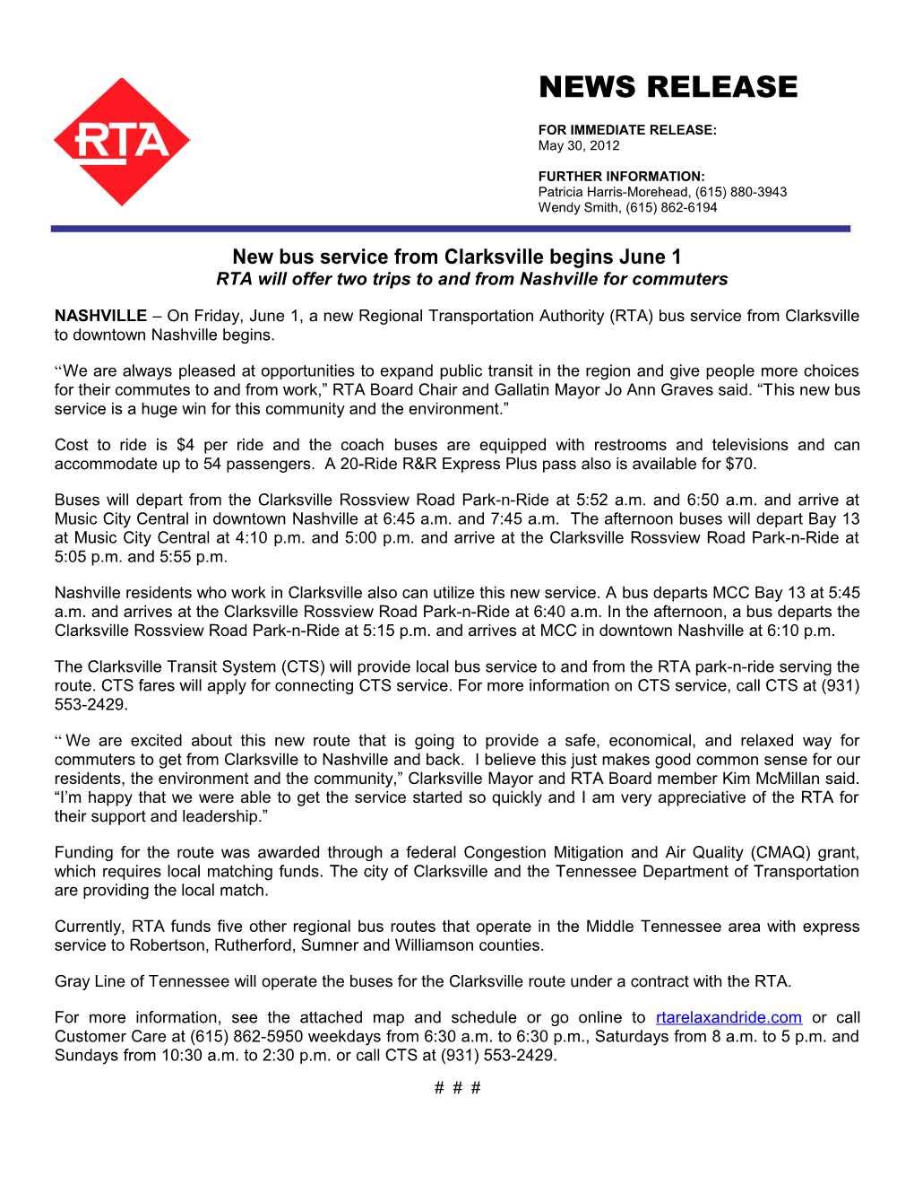 For Immediate Release s125