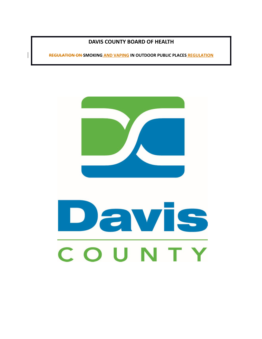Davis County Board of Health