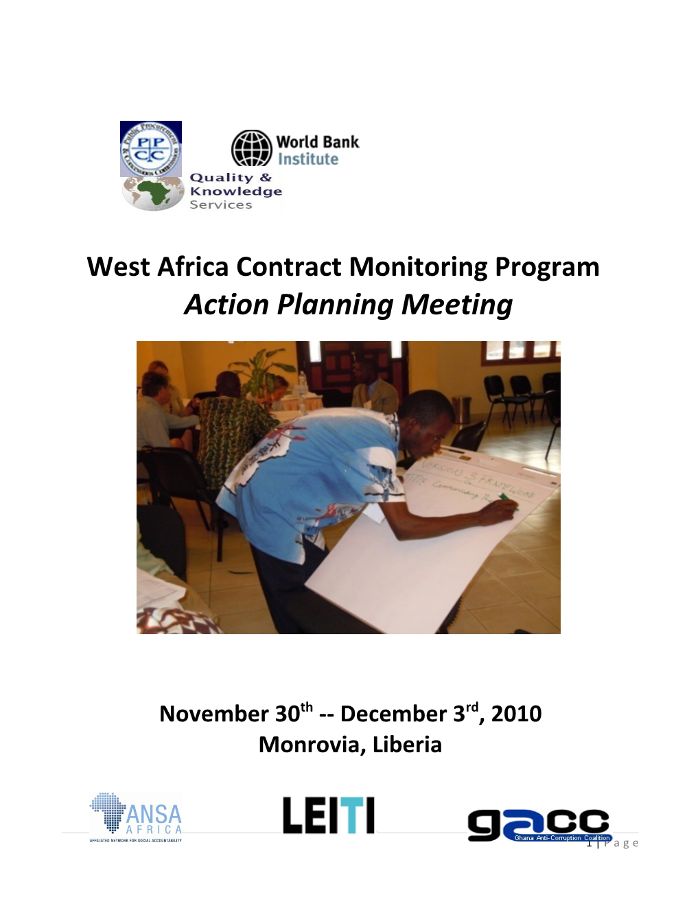 West Africa Contract Monitoring Program
