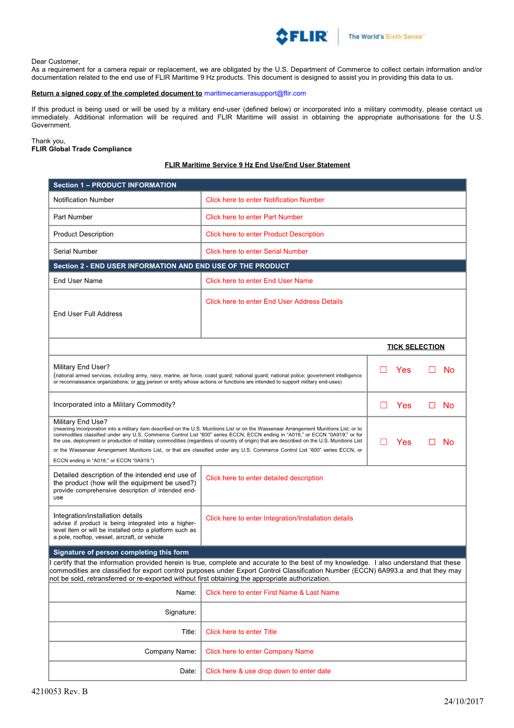 Return a Signed Copy of the Completed Document To s1