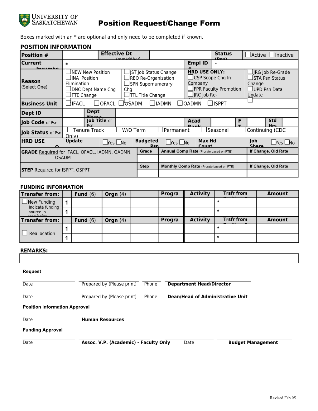 Boxes Marked with an * Are Optional and Only Need to Be Completed If Known