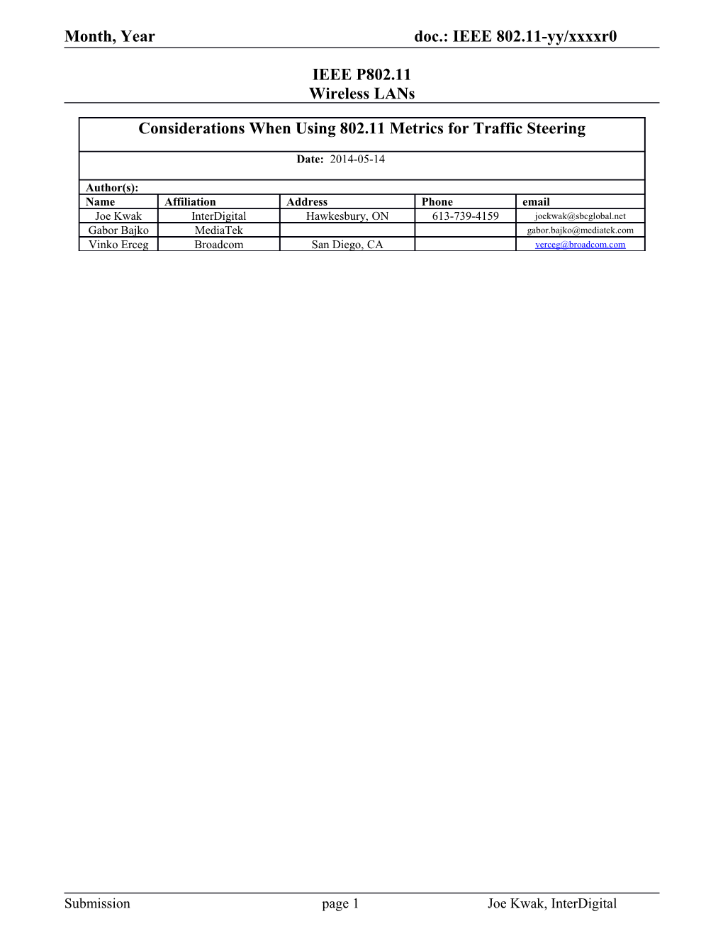 Doc.: IEEE 802.11-Yy/Xxxxr0