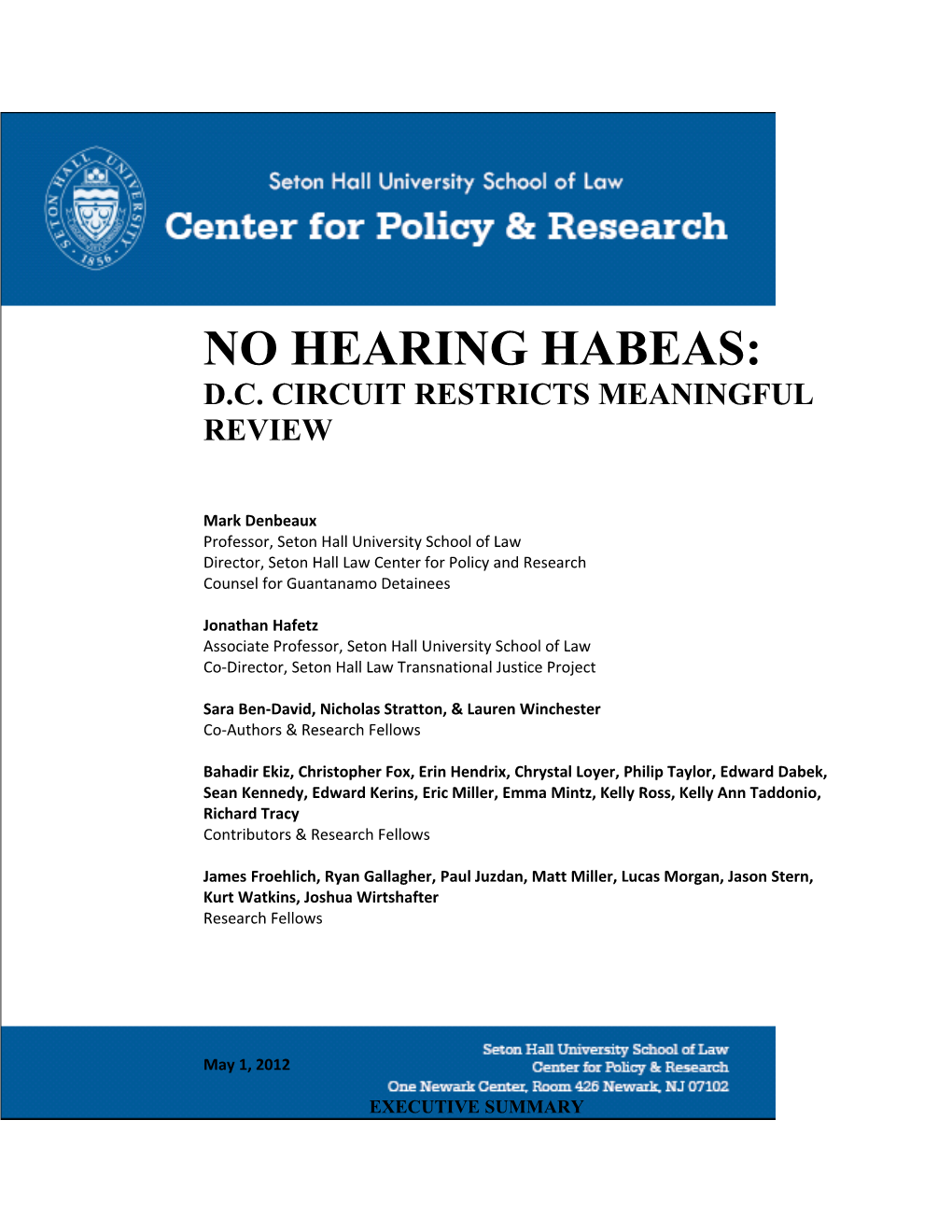 D.C. Circuit Restricts Meaningful Review