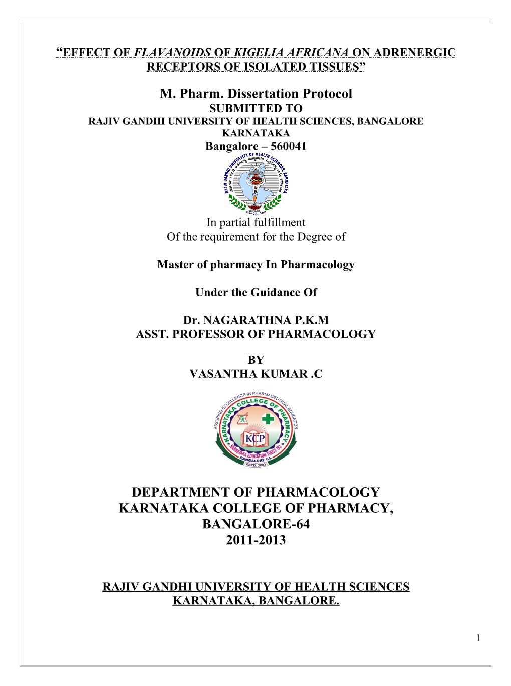 Evaluation of Antidiabetic Activity of Helicteres