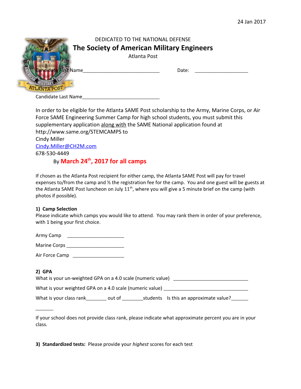 The Society of American Military Engineers