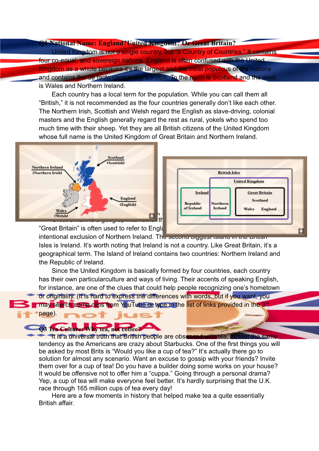 Q2 Accents: How to Differentiate British, Irish, and Scottish Accents?