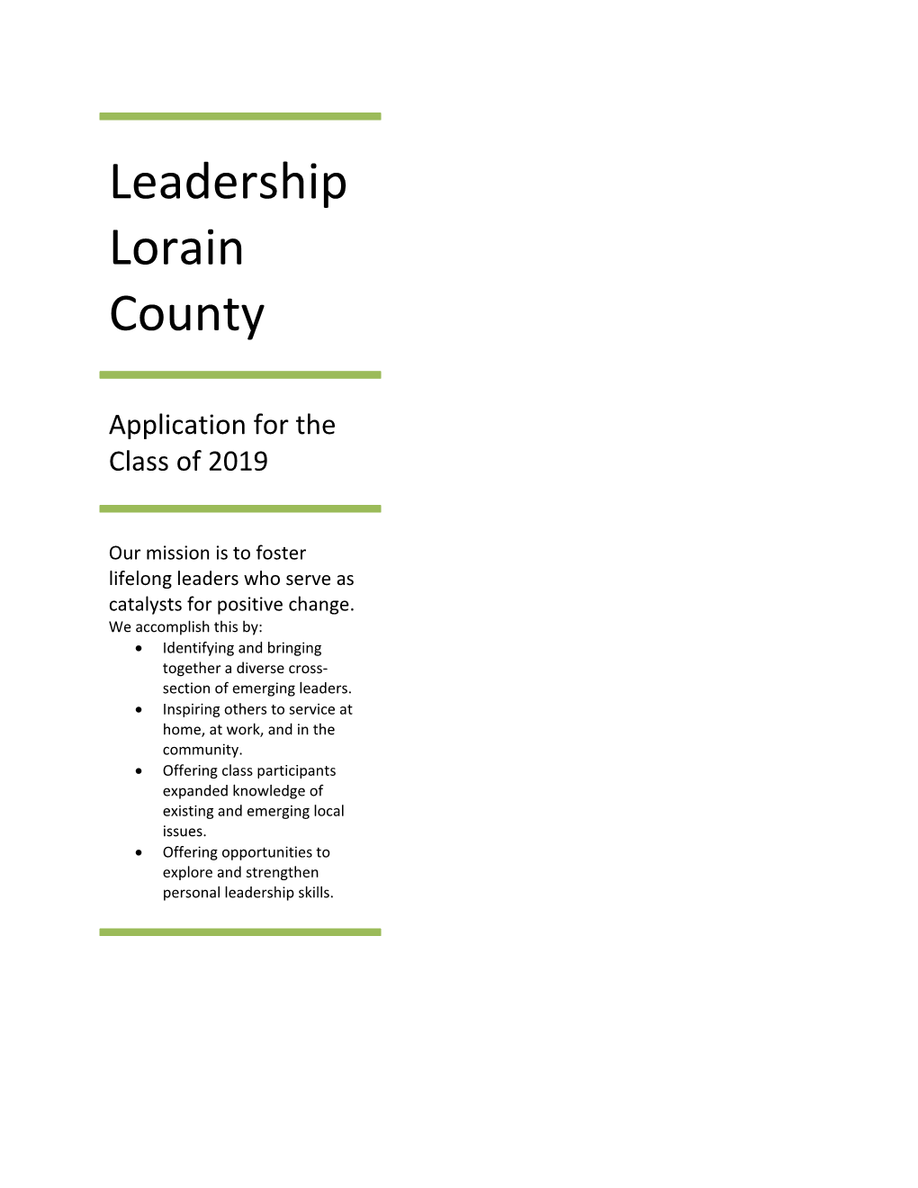 Leadership Lorain County