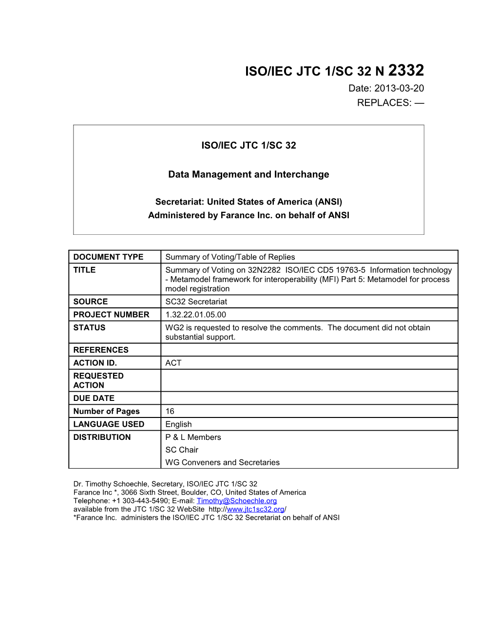 Data Management and Interchange s2