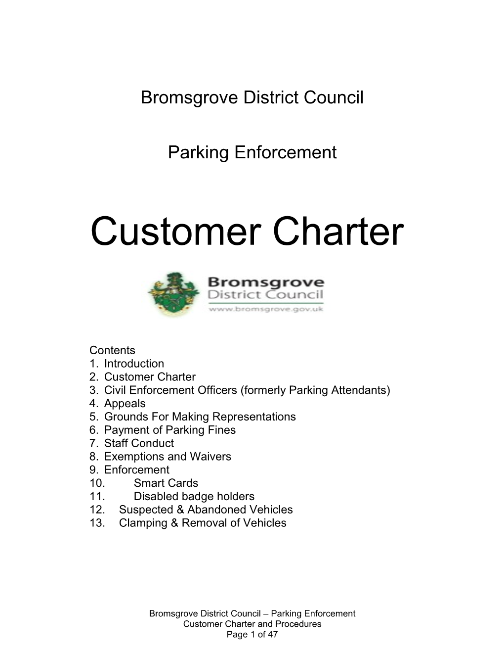 Bromsgrove District Council