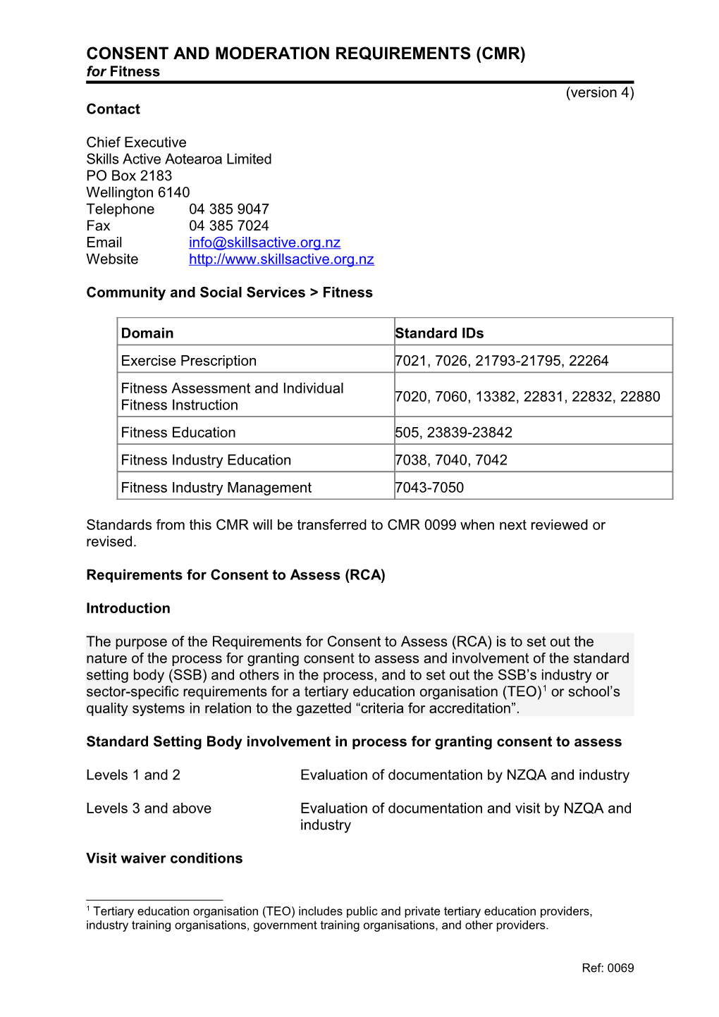 Accreditation and Moderation Action Plan