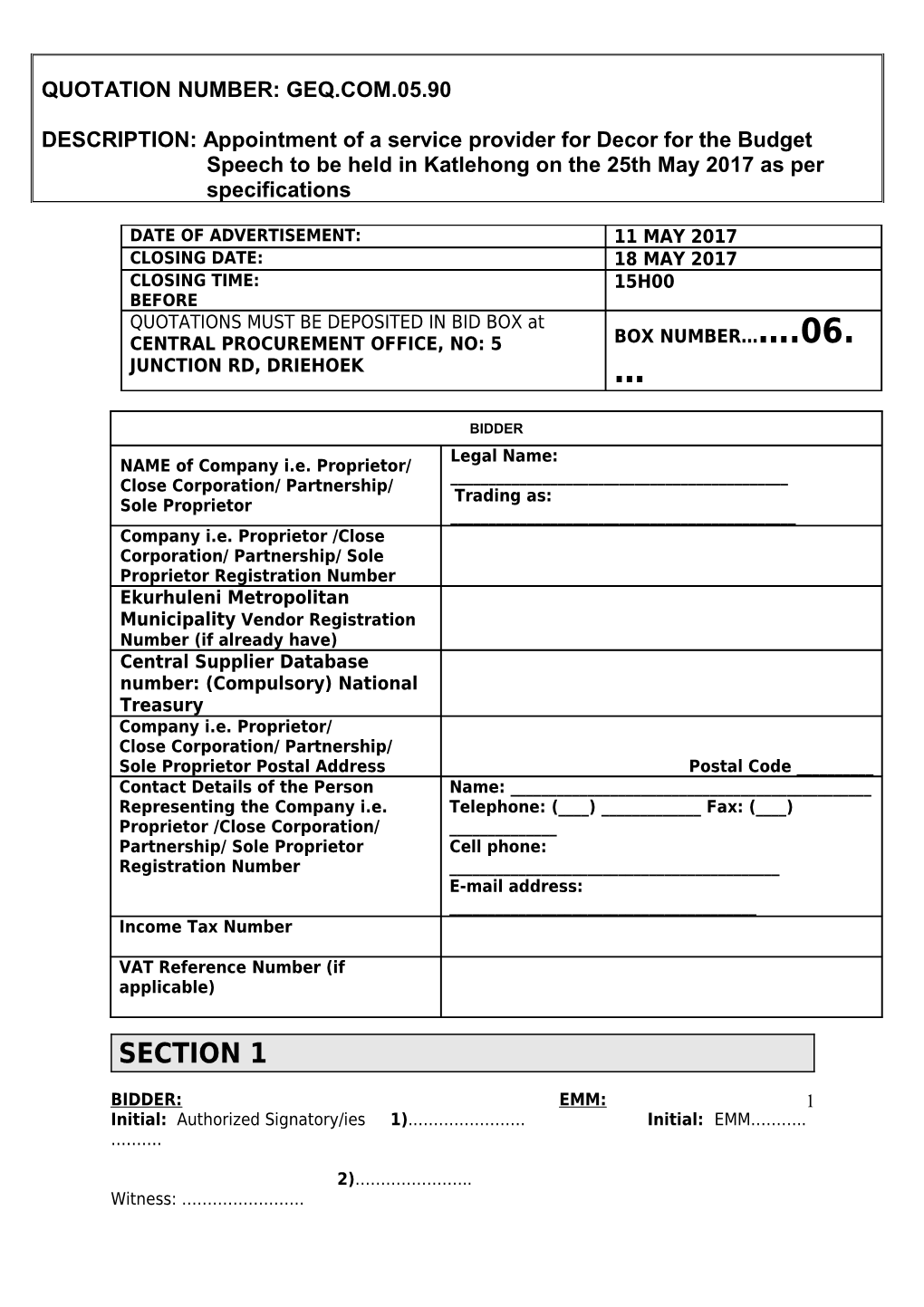 MBD 3.1: Pricing Schedule Firm Prices s6