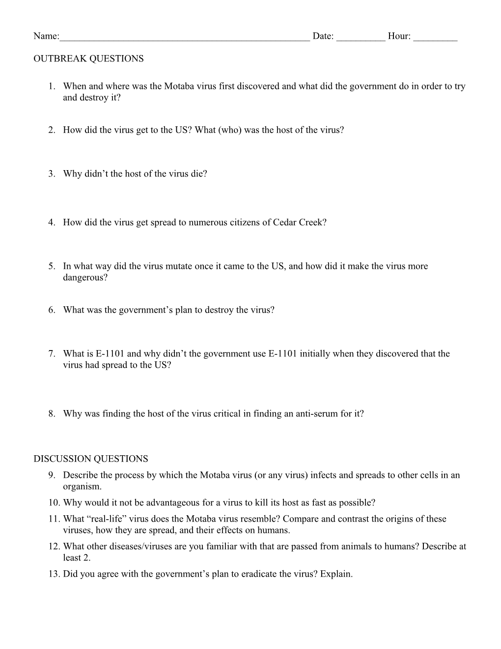 3. Why Didn T the Host of the Virus Die?