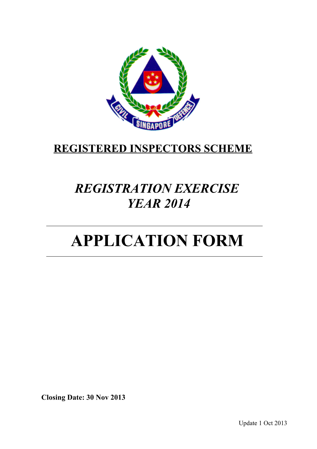 Registered Inspectors Scheme
