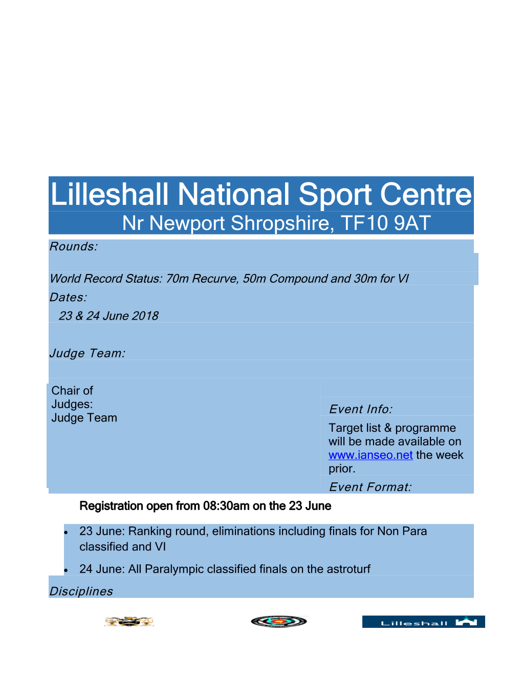 Lilleshall National Sport Centre