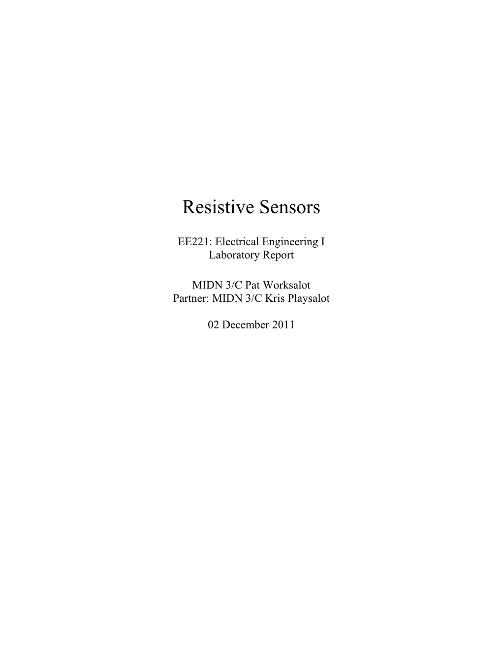 Examination of Circuits for Translating Resistive Sensor Signal Into Voltage Signal