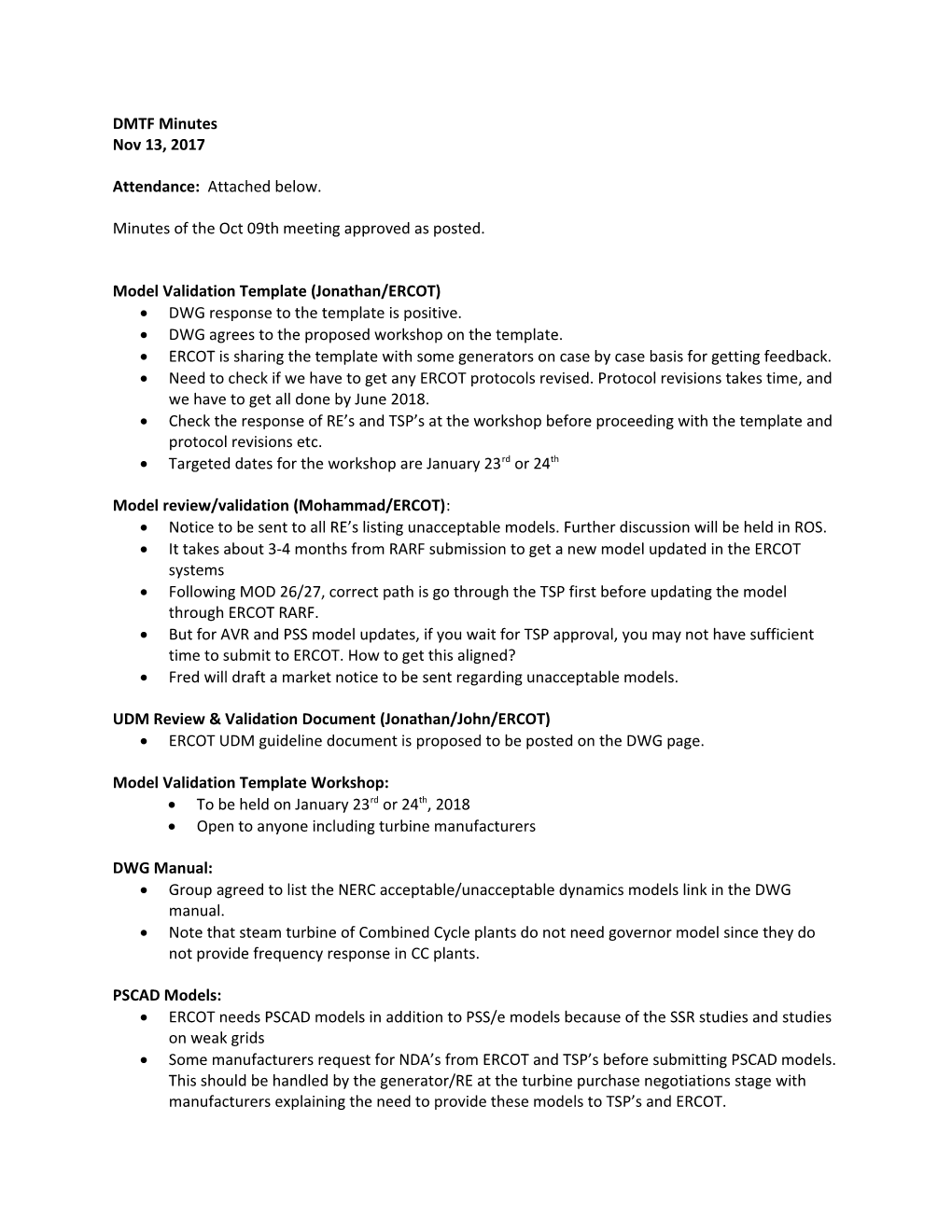 Model Validation Template (Jonathan/ERCOT)