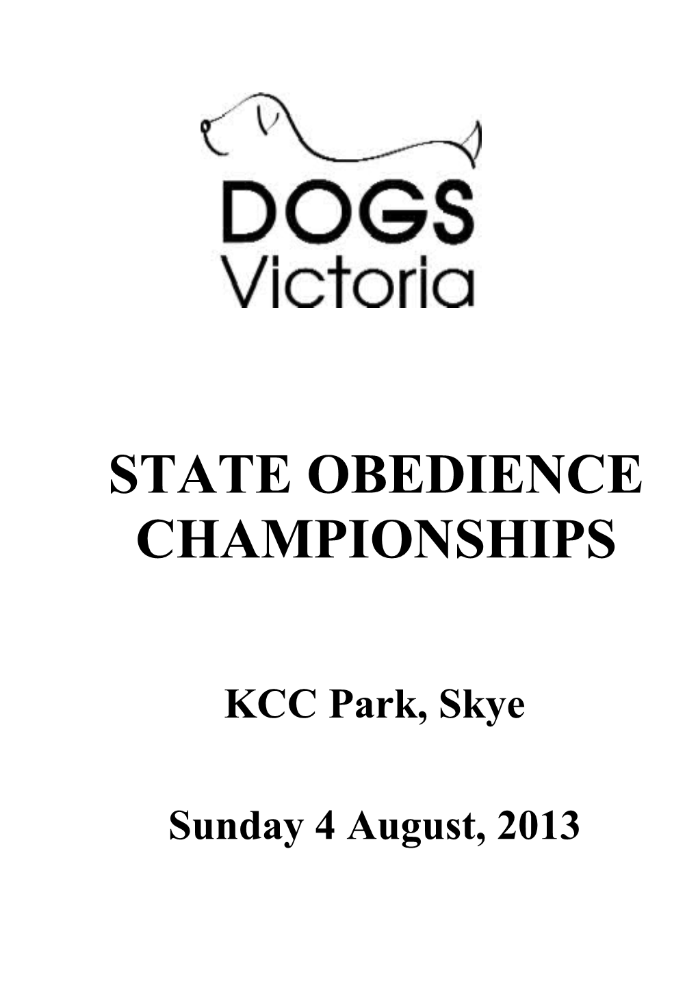 State Obedience Championships