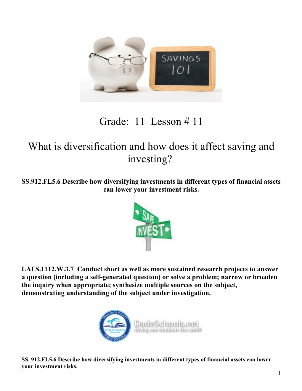 What Is Diversification and How Does It Affect Saving and Investing?
