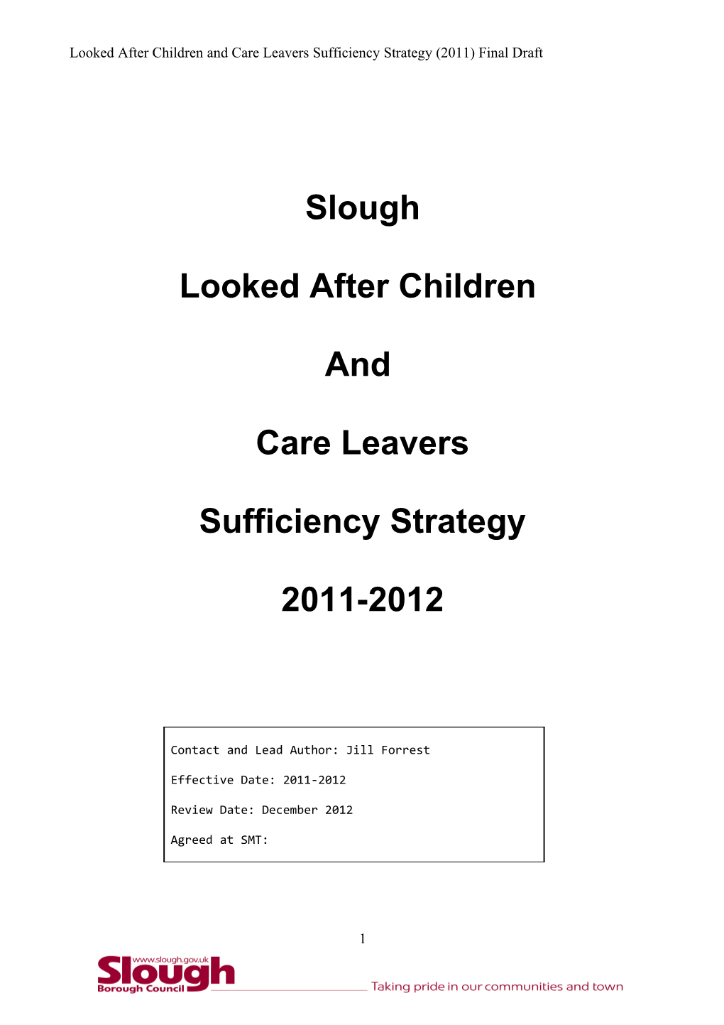 LAC Sufficiency Strategy