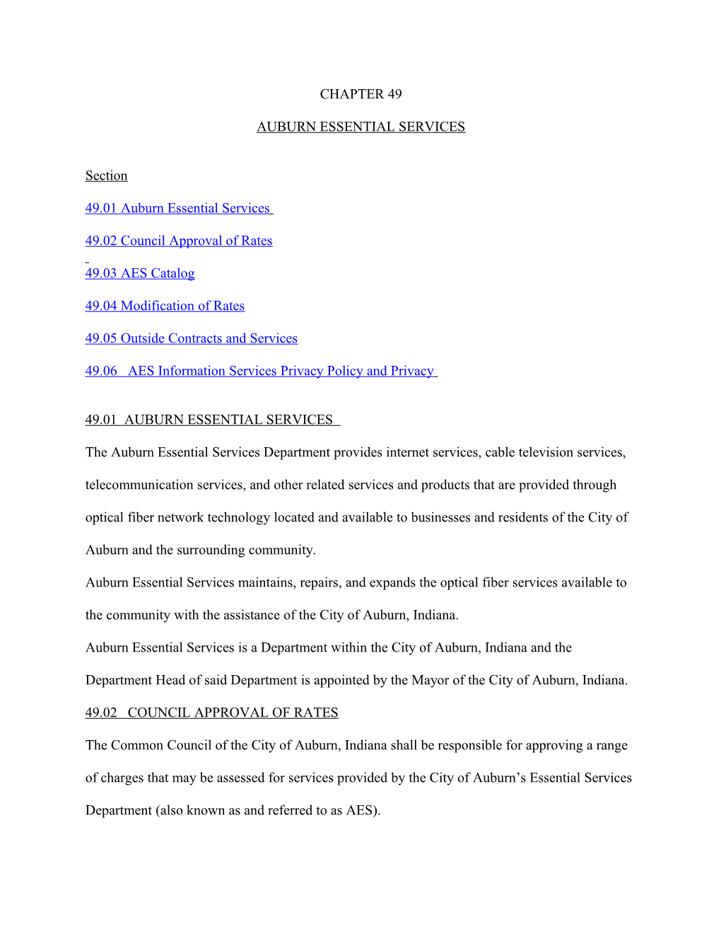 Auburn Essential Services