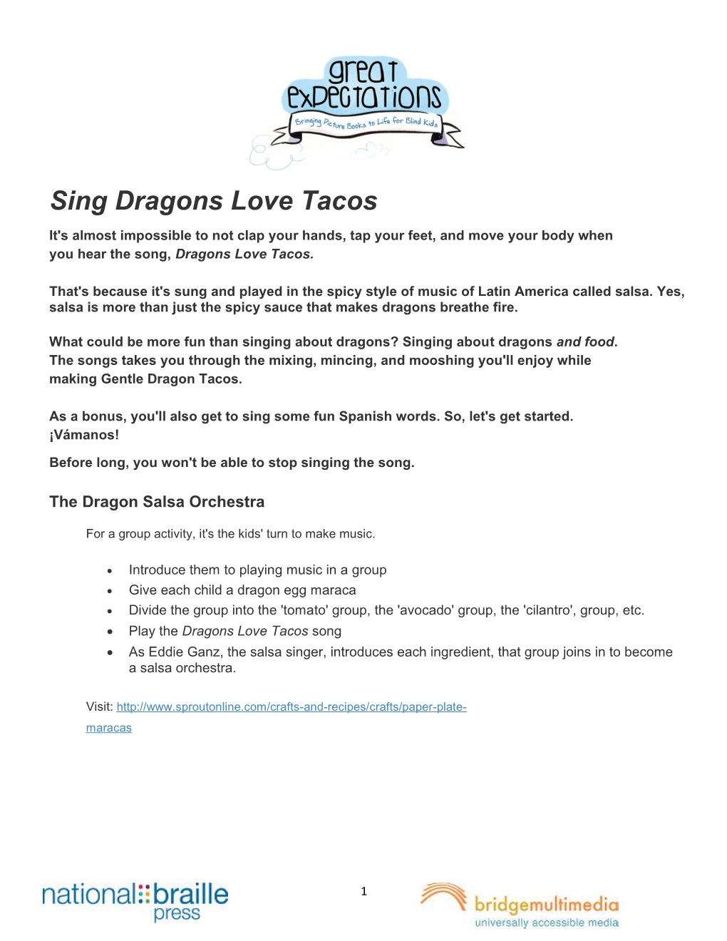 Sing Dragons Love Tacos