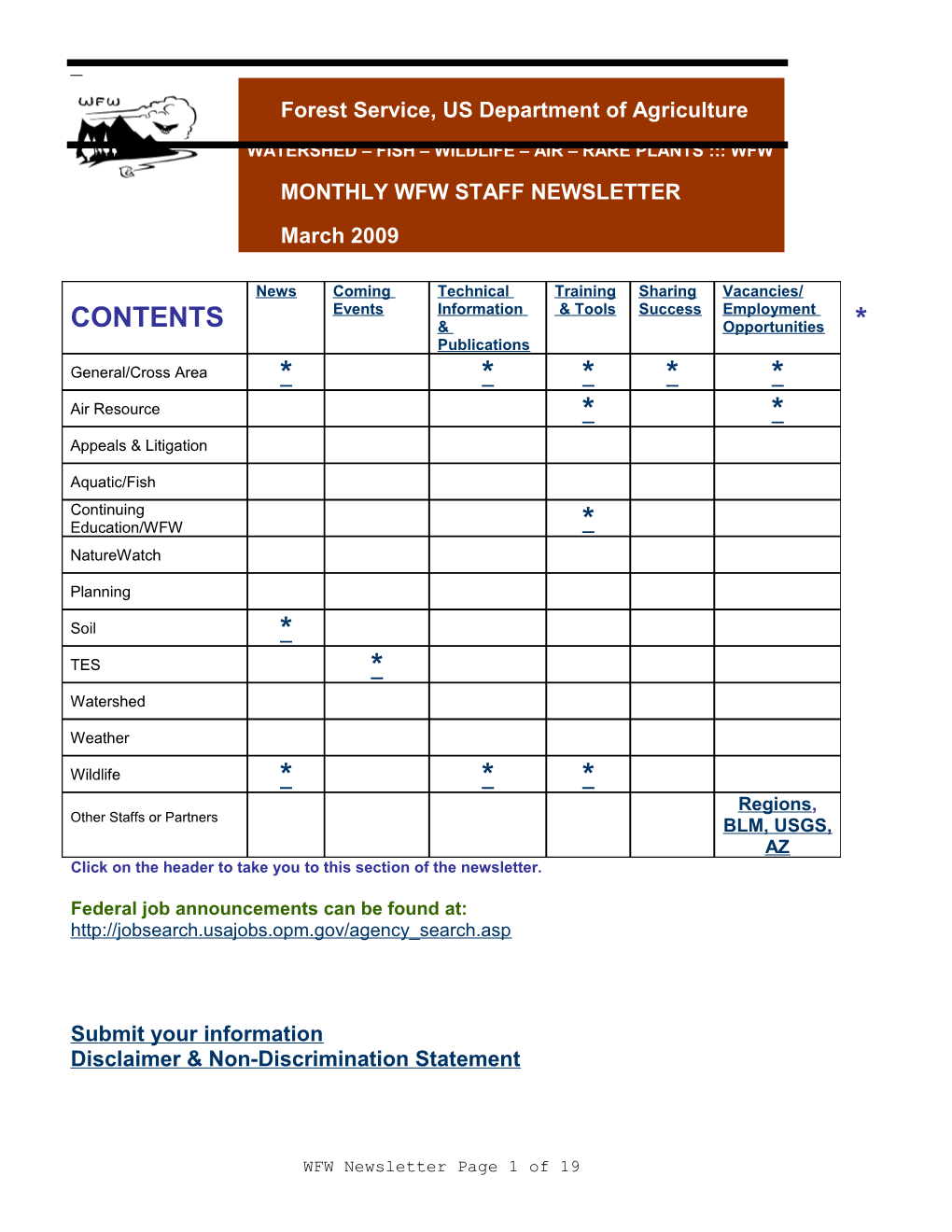 Forest Service, US Department of Agriculture s1