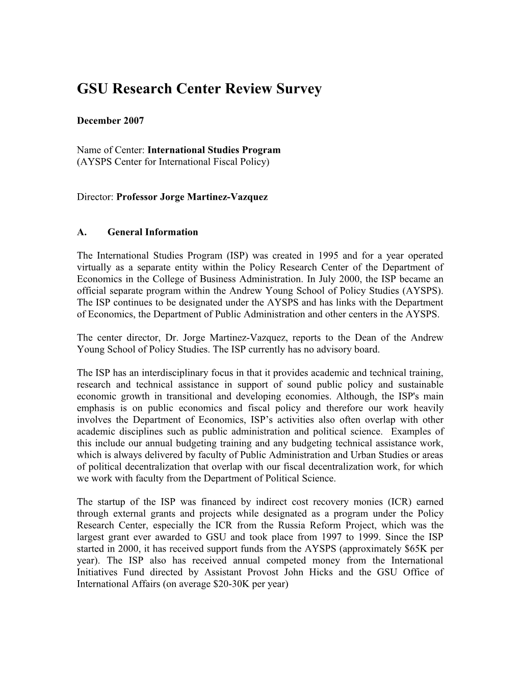 Gsuresearchcenter Review Survey